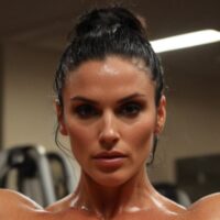 portrait of a fitness women