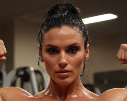 portrait of a fitness women