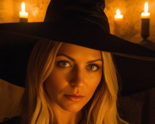 Blond Witch Portrait