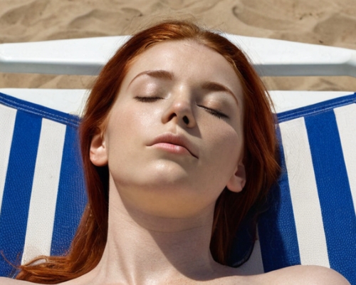 new sunbathing trend portrait